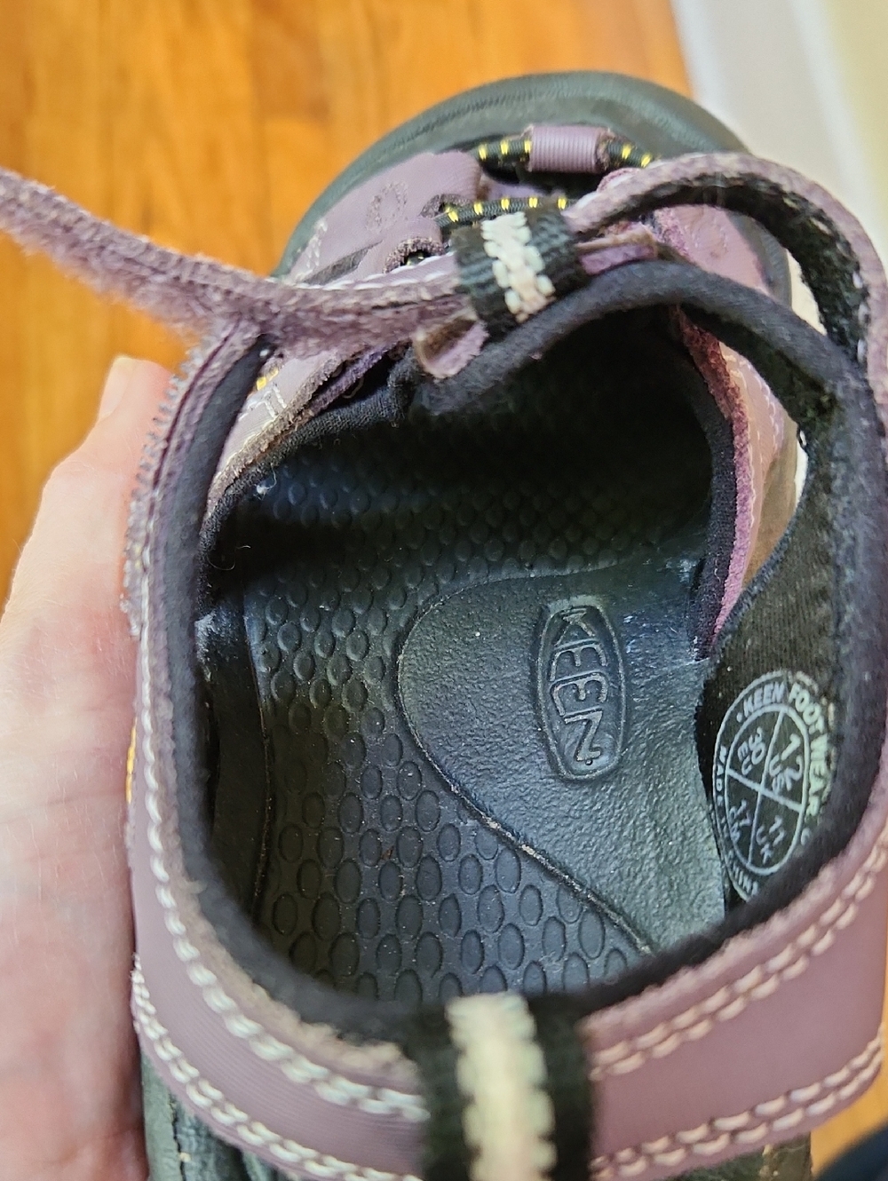 KEEN Kids Purple and Black Adventure Sandals Childrens Size 12 - Picture 11 of 11